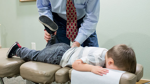 Chiropractic care of child