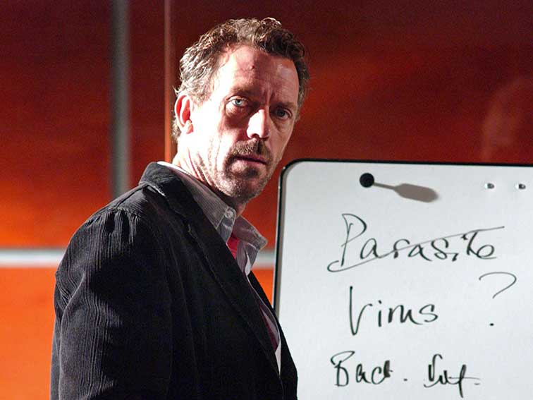 Hugh Laurie stars in House