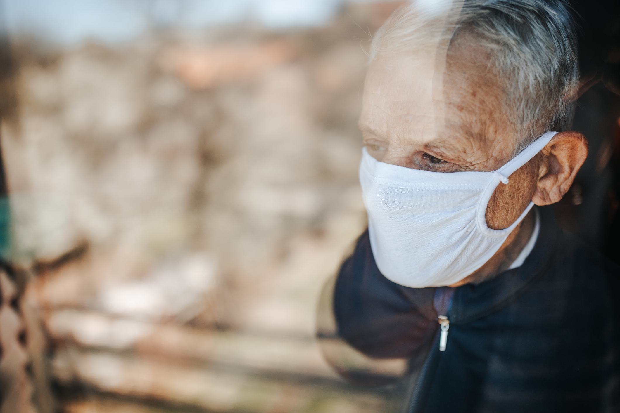 Elderly patient in pandemic