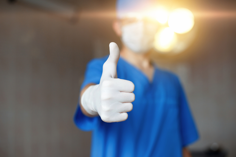 Thumbs up doctor