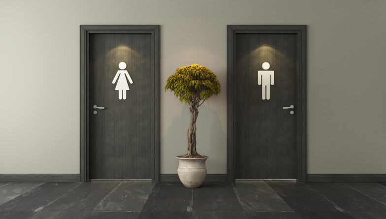toilets - male and female